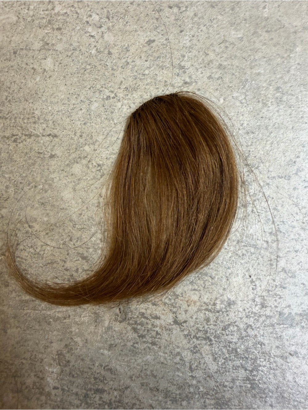 Light Brown Clip-In Bangs Hair Extension Piece - Women’s Hair Accessory - Picture 1 of 2